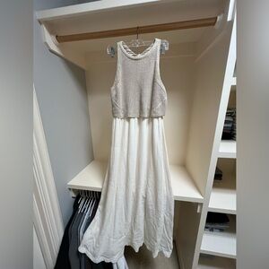 White Anthropologie dress